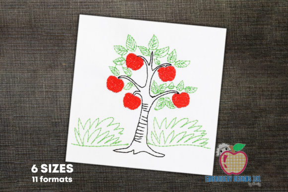 Apple Tree Full of Apples Embroidery Review