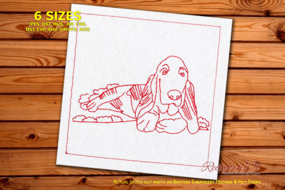 Basset Hound Dog Laying Review for Handmade Gifts
