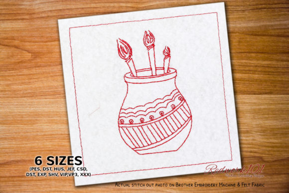 Painting Brush in Holder Embroidery Review