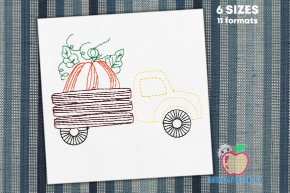 Pumpkin Truck Embroidery Design Review