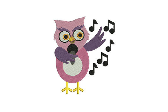 Singing Pink Owl Embroidery Review