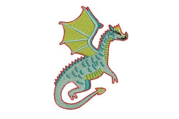 Watercolor Dragon Embroidery Review